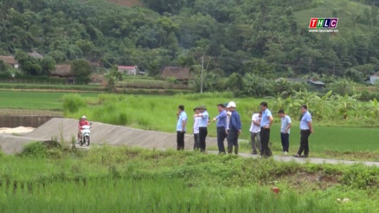 Văn Bàn kiểm tra điểm nguy cơ sạt lở đất tại xã Hòa Mạc