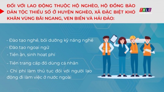 Hỗ trợ người lao động nghèo đi làm việc tại nước ngoài