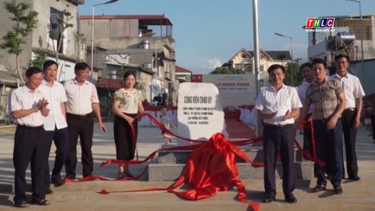 Khánh thành công viên Châu Úy - công trình chào mừng 30 năm tái lập thị xã tỉnh lỵ - thành phố Lào Cai