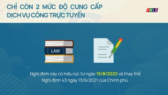 Chỉ còn 2 mức độ cung cấp dịch vụ công trực tuyến