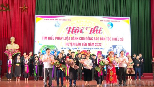 Hội thi tìm hiểu pháp luật dành cho đồng bào dân tộc thiểu số