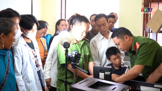 Mường Khương mở chiến dịch cao điểm cấp căn cước công dân
