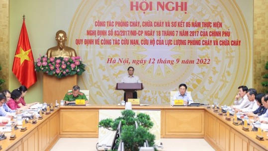 Hội nghị trực tuyến toàn quốc về công tác phòng cháy chữa cháy
