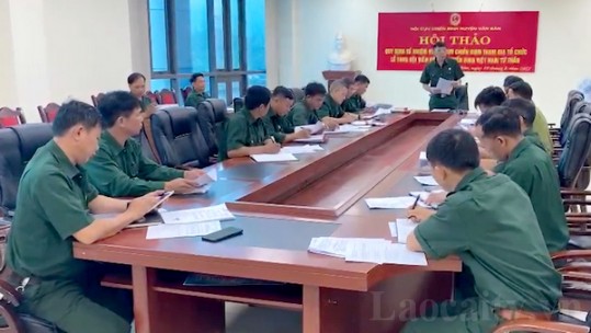Xây dựng tổ chức hội cựu chiến binh vững mạnh