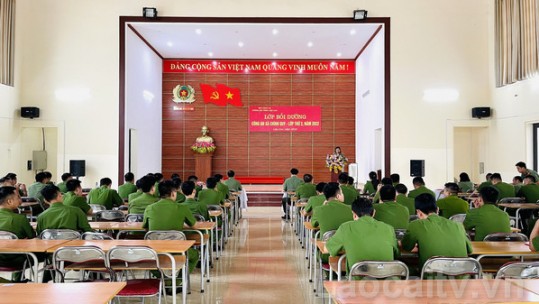 Khai giảng lớp Bồi dưỡng Công an xã chính quy đợt 2 năm 2022