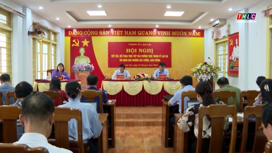 Thành ủy Lào Cai đối thoại trực tiếp với Nhân dân