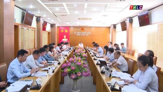 Chủ tịch UBND tỉnh Trịnh Xuân Trường làm việc với thị xã Sa Pa