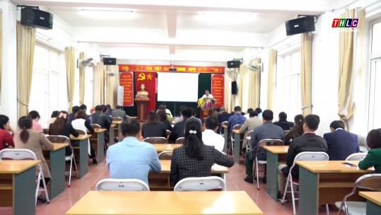 Tập huấn nghiệp vụ công tác dư luận xã hội thị xã Sa Pa