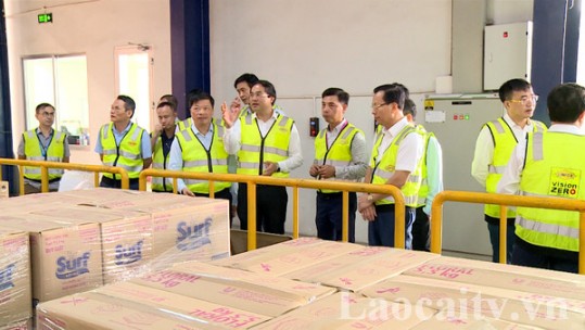 Đoàn công tác tỉnh Lào Cai thăm, trao đổi kinh nghiệm phát triển các khu, cụm công nghiệp tại Bắc Ninh