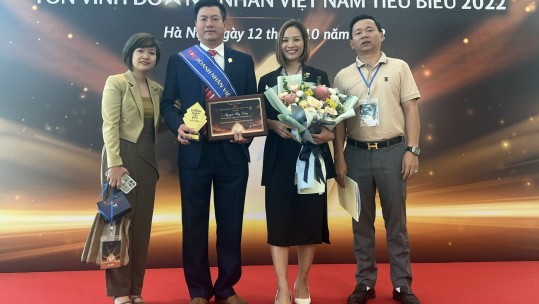 Một doanh nhân Lào Cai nằm trong top 60 doanh nhân Việt Nam tiêu biểu năm 2022
