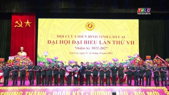 Đại hội đại biểu Hội Cựu chiến binh tỉnh Lào Cai lần thứ VII, nhiệm kỳ 2022 - 2027 thành công tốt đẹp
