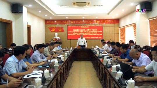 Hội nghị liên tịch thống nhất nội dung, chương trình kỳ họp thứ chín, HĐND tỉnh khóa XVI