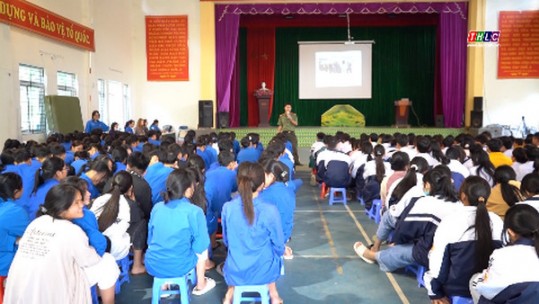 Mường Khương tuyên truyền pháp luật về ATGT và phòng chống xuất nhập cảnh trái phép