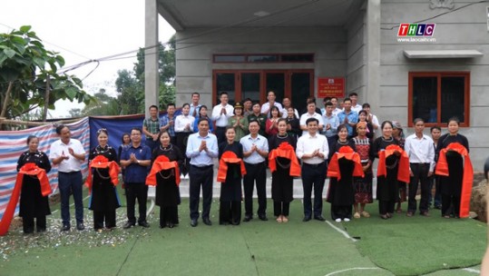Thành phố Lào Cai khánh thành 40 nhà 