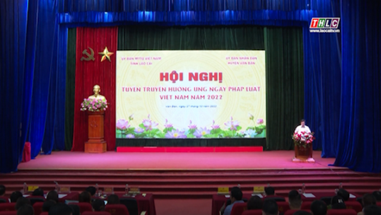 Hội nghị tuyên truyền ngày Pháp luật Việt Nam 2022