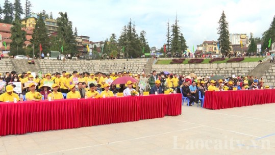 Sa Pa phát động chương trình hành động “Thành phố trong mây, chỉ trồng cây, không xả rác”