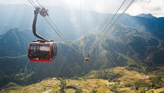 Cáp treo Fansipang tạm ngừng hoạt động để bảo trì định kỳ
