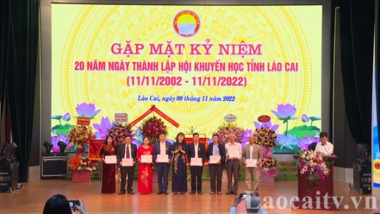Hội Khuyến học tỉnh Lào Cai gặp mặt 20 năm ngày thành lập