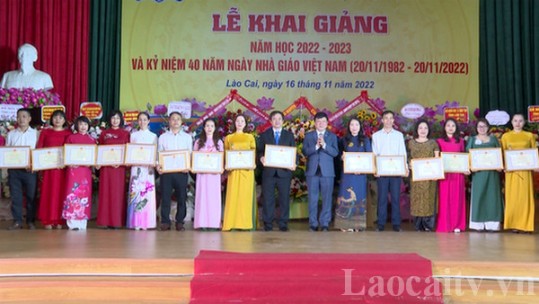 Phân hiệu Đại học Thái Nguyên tại Lào Cai khai giảng năm học mới 2022 - 2023