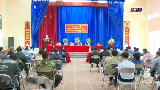 Đại biểu HĐND tỉnh tiếp xúc cử tri Bắc Hà