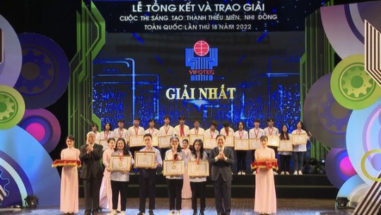 Lào Cai đoạt nhiều giải thưởng tại Cuộc thi Sáng tạo thanh, thiếu niên, nhi đồng toàn quốc