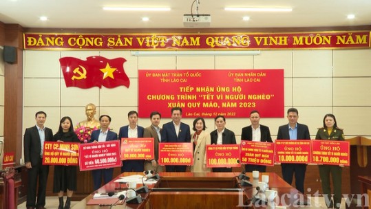Trên 2 tỷ đồng ủng hộ Chương trình “Tết vì người nghèo” Xuân Quý Mão năm 2023