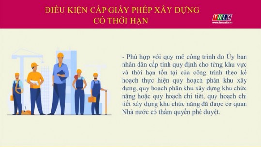 Điều kiện cấp giấy phép xây dựng có thời hạn