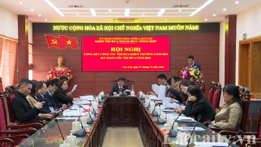 Khối thi đua Tham mưu tổng hợp tổng kết công tác năm 2022