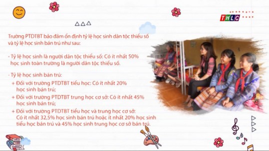 Điều kiện để được học tại trường phổ thông dân tộc bán trú