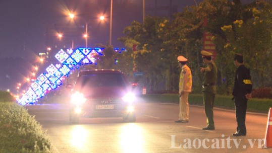 Công an tỉnh Lào Cai tăng cường xử lý vi phạm nồng độ cồn