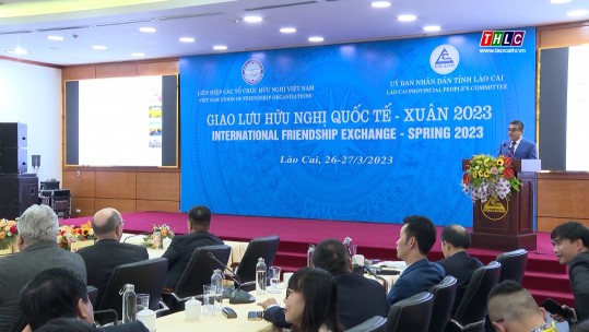 Giao lưu Hữu nghị quốc tế Xuân 2023 tại Lào Cai