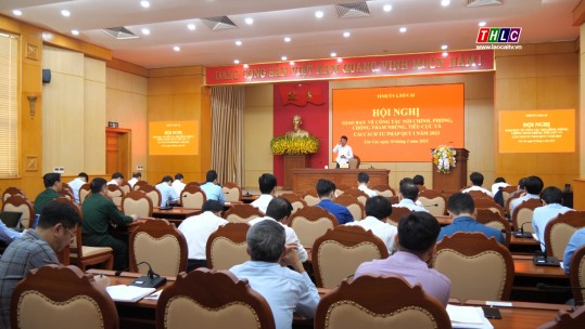 Giao ban về công tác nội chính phòng, chống tham nhũng, tiêu cực và cải cách tư pháp