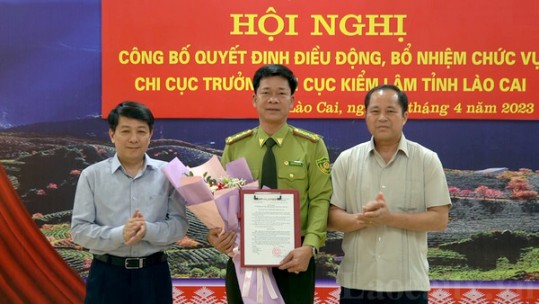 Công bố quyết định điều động, bổ nhiệm chức vụ Chi cục trưởng Chi cục Kiểm lâm tỉnh
