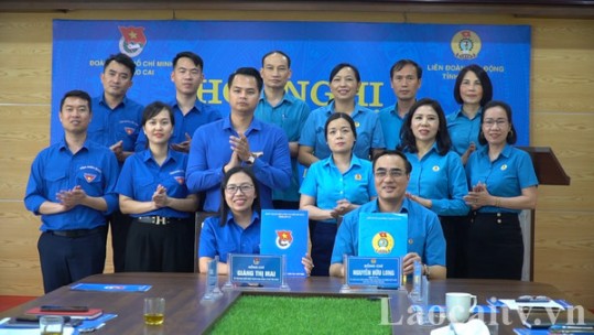 Tỉnh đoàn và Liên đoàn Lao động tỉnh ký kết chương trình phối hợp lao động