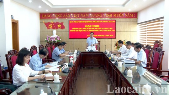 Cho ý kiến vào dự thảo nghị quyết của HĐND tỉnh