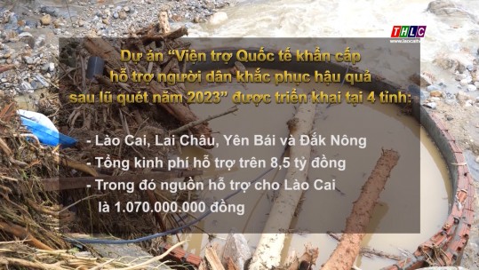 Phóng sự tài liệu: Hiệu quả dự án hỗ trợ sau thiên tai tại Lào Cai