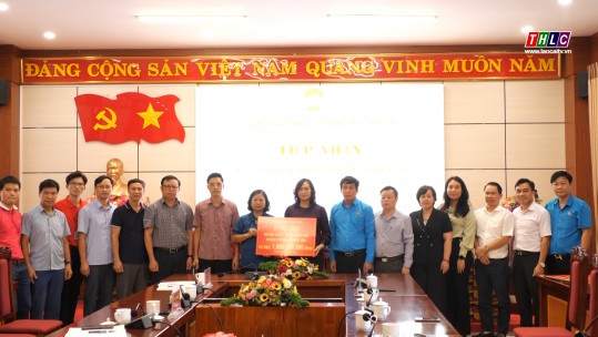 Các cơ quan, đơn vị ủng hộ đồng bào vùng lũ