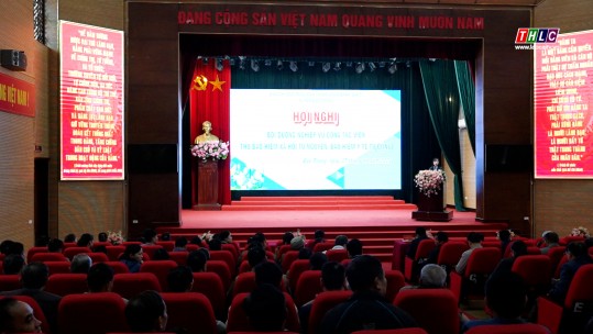 Bảo Thắng: 200 đại biểu tham gia bồi dưỡng nghiệp vụ cộng tác viên thu BHXH tự nguyện, BHYT tự đóng