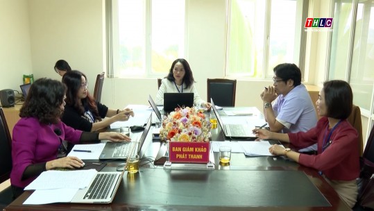 Chấm thi tác phẩm tham gia Liên hoan Phát thanh – Truyền hình tỉnh lần thứ X, năm 2024