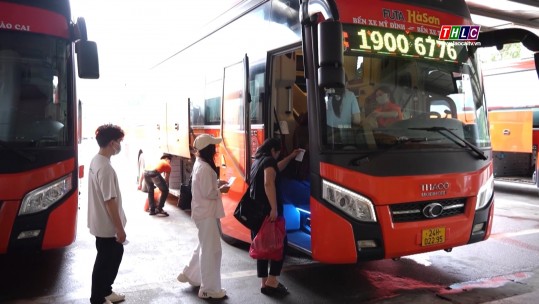 Đáp ứng nhu cầu vận tải hành khách dịp nghỉ 30/4 - 01/5