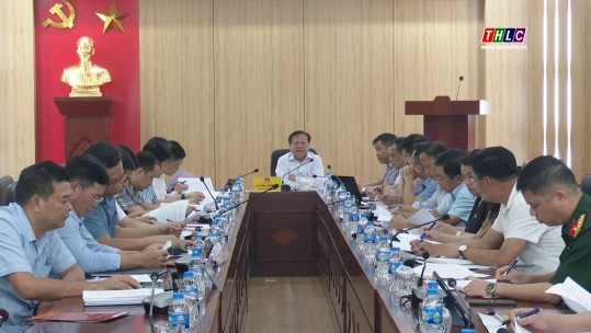 Phó Chủ tịch UBND tỉnh Nguyễn Trọng Hài làm việc với huyện Bát Xát về sắp xếp đơn vị hành chính