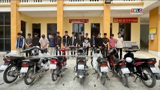 Khởi tố 18 đối tượng gây rối trật tự công cộng trên Quốc lộ 279