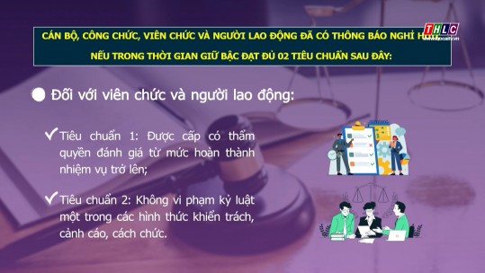 Chế độ nâng bậc lương trước thời hạn đối với cán bộ, công chức, viên chức có thông báo nghỉ hưu