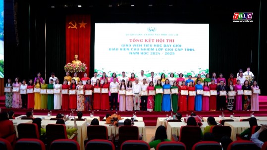 Đoàn thành phố Lào Cai đoạt giải Nhất Hội thi Giáo viên Tiểu học dạy giỏi cấp tỉnh