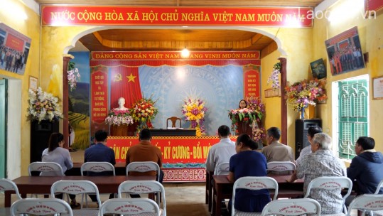 Bắc Hà nâng cao trách nhiệm đảng viên trong sắp xếp đơn vị hành chính