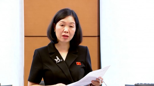 Đại biểu Nguyễn Thị Lan Anh góp ý về Luật Ban hành văn bản quy phạm pháp luật (sửa đổi)