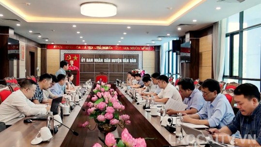 Đoàn giám sát, đánh giá các Chương trình mục tiêu quốc gia tỉnh làm việc với huyện Văn Bàn