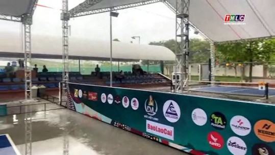 Trước giờ khai mạc Giải Pickleball tỉnh Lào Cai mở rộng lần thứ I – Cúp Đức Việt Land 2025