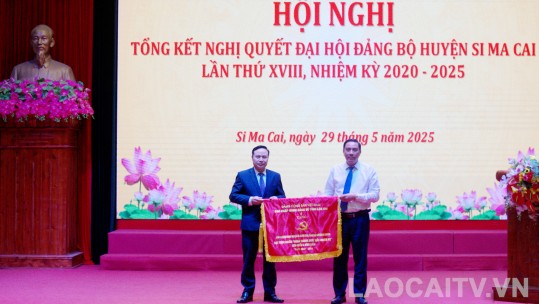 Huyện Si Ma Cai tổng kết, đánh giá kết quả thực hiện Nghị quyết Đại hội Đảng bộ huyện nhiệm kỳ 2020 - 2025