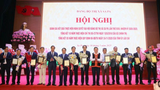 Đảng bộ thị xã Sa Pa tổng kết, đánh giá việc thực hiện Nghị quyết Đại hội Đảng bộ thị xã lần thứ XXIII